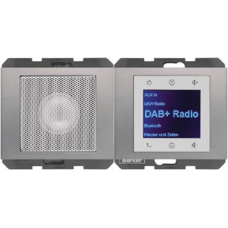 29807004  - Radio mit Lautspr. DAB+ K. x edelst. 29807004 von BERKER