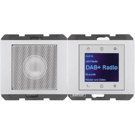 30807003  - Radio mit Lautspr. DAB+, B t., K.x alu 30807003 von BERKER