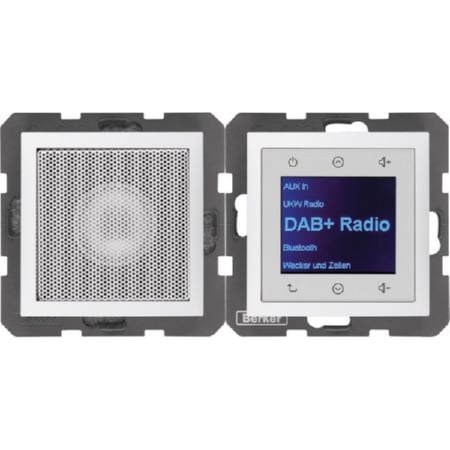 30809909  - Radio m. Lautspr.DAB+,Bt. S.1/Bx pw.matt 30809909 von BERKER