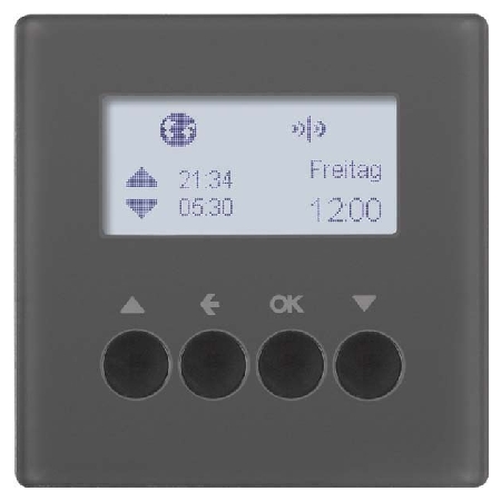 85745126 - KNX-Funk Jalousieschaltuhr anthrazit samt 85745126 85745126 - KNX-Funk Jalousieschaltuhr anthrazit samt 85745126 von BERKER