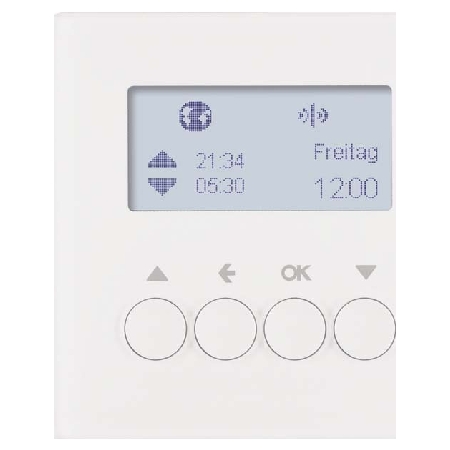 85745129 - KNX-Funk Jalousieschaltuhr polarweiß samt 85745129 85745129 - KNX-Funk Jalousieschaltuhr polarweiß samt 85745129 von BERKER