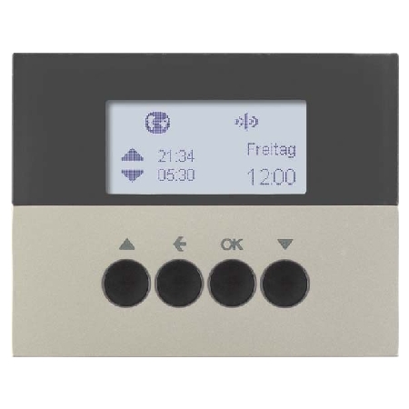 85745173 - KNX-Funk Jalousieschaltuhr edelstahl lackiert 85745173 85745173 - KNX-Funk Jalousieschaltuhr edelstahl lackiert 85745173 von BERKER