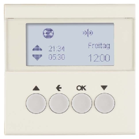 85745182 - KNX-Funk Jalousieschaltuhr weiß glänzend 85745182 85745182 - KNX-Funk Jalousieschaltuhr weiß glänzend 85745182 von BERKER