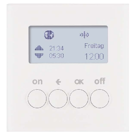 85745229 - KNX-Funk Zeitschaltuhr polarweiß samt 85745229 85745229 - KNX-Funk Zeitschaltuhr polarweiß samt 85745229 von BERKER