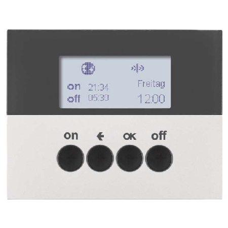 85745277 - KNX-Funk Zeitschaltuhr alu lackiert 85745277 85745277 - KNX-Funk Zeitschaltuhr alu lackiert 85745277 von BERKER