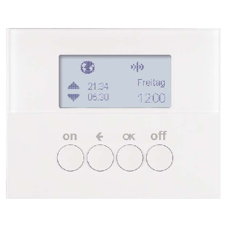 85745279 - KNX-Funk Zeitschaltuhr polarweiß glänzend 85745279 85745279 - KNX-Funk Zeitschaltuhr polarweiß glänzend 85745279 von BERKER