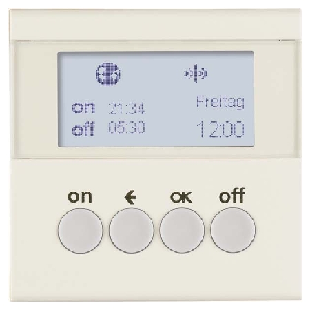 85745282 - KNX-Funk Zeitschaltuhr weiß glänzend 85745282 85745282 - KNX-Funk Zeitschaltuhr weiß glänzend 85745282 von BERKER