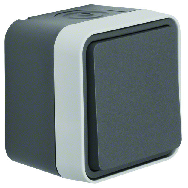 Berker 30763505 Wechselschalter AP W.1 grau Berker 30763505 Wechselschalter AP W.1 grau von BERKER