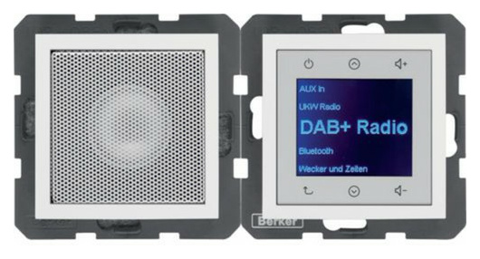 Berker 30808989 Radio Touch m.LS DAB+ BT S.1/B. Berker 30808989 Radio Touch m.LS DAB+ BT S.1/B. von BERKER