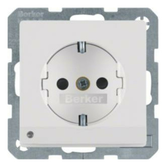 Berker 41096089 Steckdose LED Q.1/Q.3 pws von BERKER