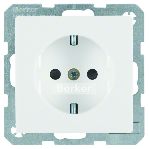 Berker 41436089 Steckdose polarweiß samt Berker 41436089 Steckdose polarweiß samt von BERKER