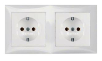 Berker 47208989 SCHUKO-Steckdosen-Kombi 2f pwg Berker 47208989 SCHUKO-Steckdosen-Kombi 2f pwg von BERKER