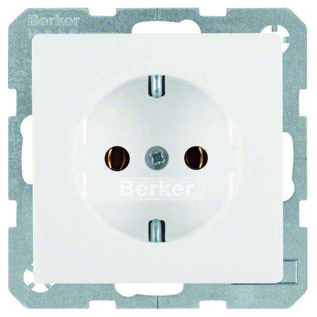 Berker 47436089 Steckdose polarweiß samt Berker 47436089 Steckdose polarweiß samt von BERKER