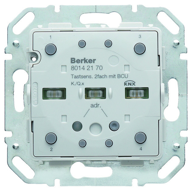 Berker 80142170 Tastsensor-Modul 2f m. BCU KNX von BERKER