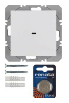 Berker 85655289 KNX-Funk Wandsender 1fach flach Berker 85655289 KNX-Funk Wandsender 1fach flach von BERKER