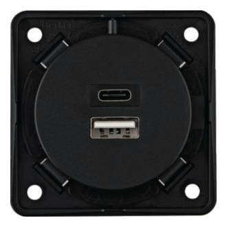 Berker 926202505 USB Ladesteckdose 2f.3A A+C von BERKER