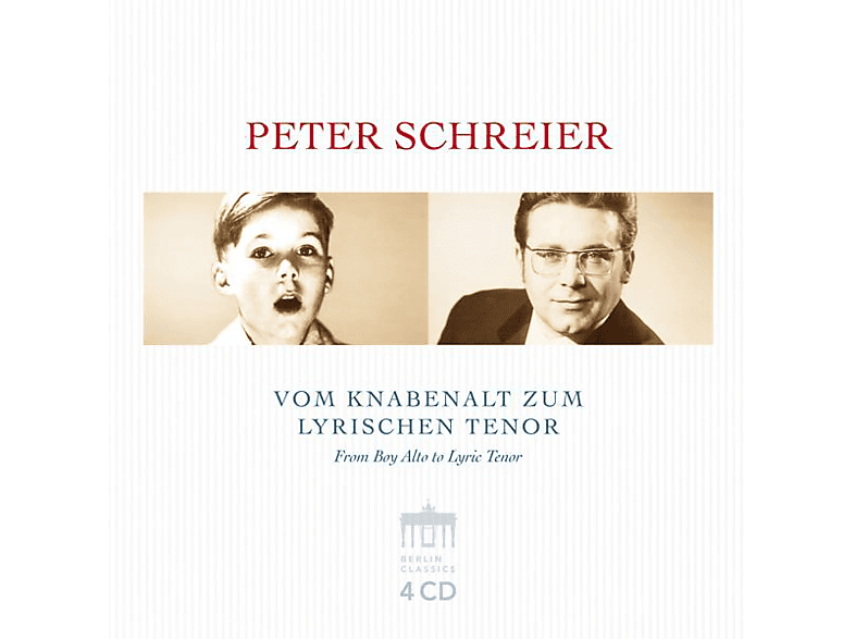 Peter Schreier - Schreier-Vom Knabenalt zum lyrischen Tenor (CD) von BERLIN CLA