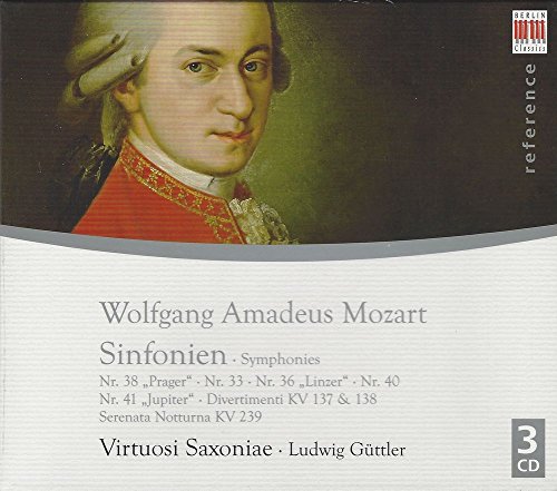 Mozart:Sinf.38,33,36,40,41 von BERLIN CLASSICS