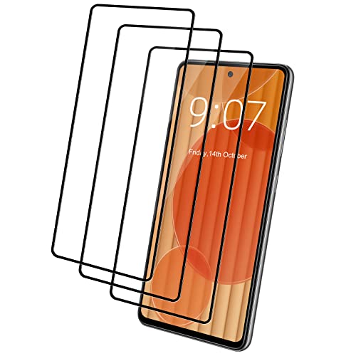 [3 Stück] Für Panzer Schutz Glas für Samsung Galaxy A52/A52s Schutzfolie, 9H Härte Gehärtetem Glas, 2.5D Voller Schutzglas, [Anti-Kratzen], [Blasenfrei], HD Displayschutz für Samsung Galaxy A52s/A52 von BERMIEU