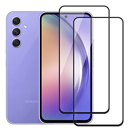 BERMIEU [2 Stück Schutzfolie für Samsung Galaxy A54 5G Folie, 9H Härte Panzerfolie, HD Displayschutz, Anti-Kratzer, Bläschenfrei für Samsung Galaxy A54 Displayschutzfolie, Einfach Installieren von BERMIEU