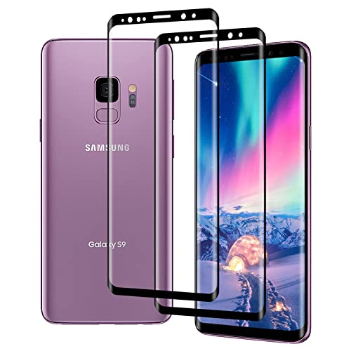 BERMIEU [2 Stück] Schutzfolie für Samsung Galaxy S9 Folie, Anti-Kratzen, Ultra-klar, Anti-Bläschen, 3D-Vollständige Abdeckung Gehärtetem Glas Displayschutzfolie für Samsung Galaxy S9 Panzerglasfolie von BERMIEU