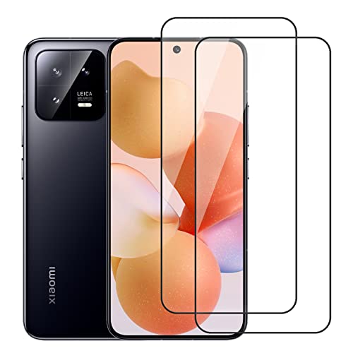 BERMIEU [2 Stück Schutzfolie für Xiaomi Mi 13 5G Folie, 9H Härte Panzerfolie, Kratzfest, Ultra-Klar Schutzglas für Xiaomi Mi 13 5G Displayschutzfolie, Anti-Bläschen Displayfolie von BERMIEU