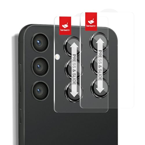BERSEM 2 Stück Kameraschutz für Samsung Galaxy S24 Plus, Autoausrichtungs-Kit, AR-Transparenzverbesserung, 9H, Bruchsicher, Klarer Abdeckung des Kameraobjektivs-SCHWARZ BERSEM 2 Stück Kameraschutz für Samsung Galaxy S24 Plus, Autoausrichtungs-Kit, AR-Transparenzverbesserung, 9H, Bruchsicher, Klarer Abdeckung des Kameraobjektivs-SCHWARZ von BERSEM