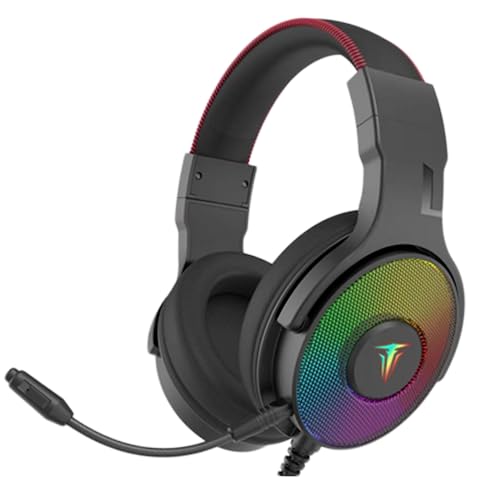 BERSERKER Gaming-Headset mit 7.1-Stereosound, 50 mm Lautsprecher, USB-Anschluss, RGB-Beleuchtung, Abnehmbares Mikrofon, 2,1 m Kabel BERSERKER Gaming-Headset mit 7.1-Stereosound, 50 mm Lautsprecher, USB-Anschluss, RGB-Beleuchtung, Abnehmbares Mikrofon, 2,1 m Kabel von BERSERKER