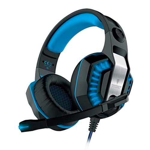 BERSERKER Gaming Headset mit 7.1 USB-Surround-Sound, LED-Beleuchtung, Vibration, Mikrofon, 2m Kabel BERSERKER Gaming Headset mit 7.1 USB-Surround-Sound, LED-Beleuchtung, Vibration, Mikrofon, 2m Kabel von BERSERKER