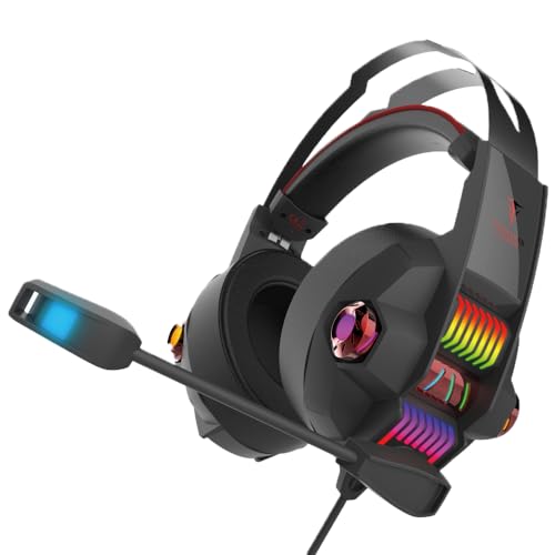 BERSERKER Gaming Headset mit RGB-LED, 40mm Treiber, 2,1m Kabel, Mikrofon, Schwarz BERSERKER Gaming Headset mit RGB-LED, 40mm Treiber, 2,1m Kabel, Mikrofon, Schwarz von BERSERKER