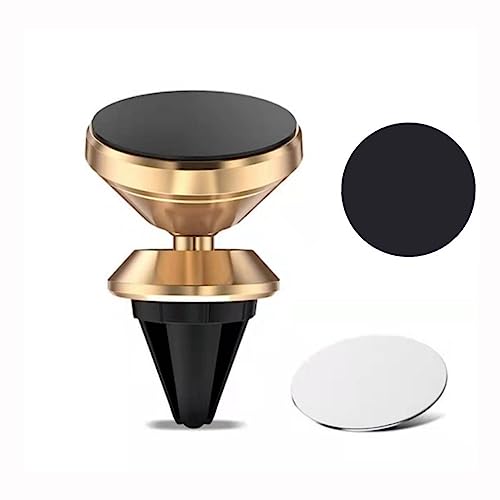 BERZAA Handyhalterung Auto Magnet Lüftung, Universal Kfz Handyhalterung Starke N52 Magnete, Kompatibel für iPhone 14 13 12 Samsung Huawei (Gold) von BERZAA
