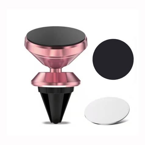 BERZAA Handyhalterung Auto Magnet Lüftung, Universal Kfz Handyhalterung Starke N52 Magnete, Kompatibel für iPhone 14 13 12 Samsung Huawei (Rose) von BERZAA