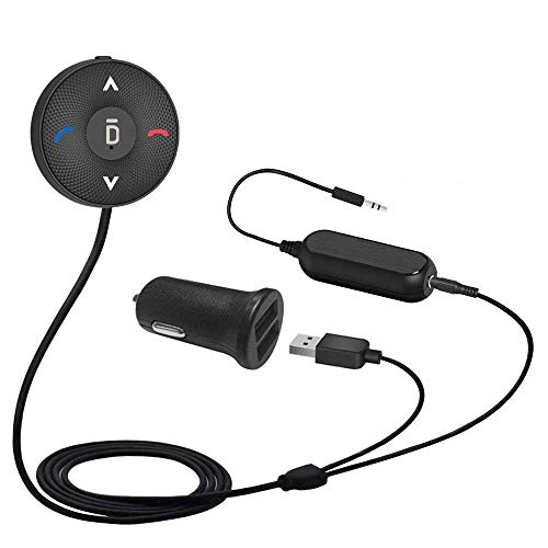 Besign BK03 Bluetooth 5.0 Freisprecheinrichtung, Freisprechanlage, Bluetooth Empfänger für KFZ Auto Lautsprechersystem mit 3.5 mm Klinke von BESIGN