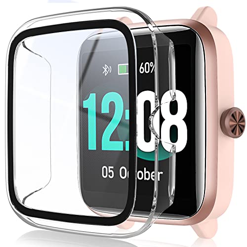 BESINPO 1 Stück Hülle kompatibel mit Fitpolo ID205L Veryfitpro mit Displayschutz Gehäuse, Stoßfest Schutzhülle Schutz Kratzfest Case für Veryfitpro Fitpolo ID205L/ID205G/GRV FC1 1.3" - Klar BESINPO 1 Stück Hülle kompatibel mit Fitpolo ID205L Veryfitpro mit Displayschutz Gehäuse, Stoßfest Schutzhülle Schutz Kratzfest Case für Veryfitpro Fitpolo ID205L/ID205G/GRV FC1 1.3" - Klar von BESINPO