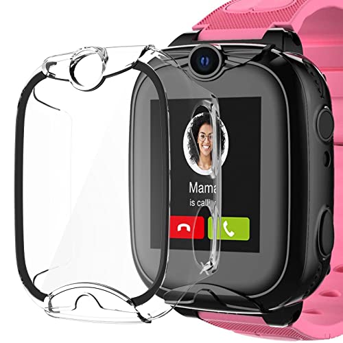 BESINPO 1 Stück Hülle für XPLORA XGO2 mit Displayschutz aus Gehärtetem Glas, 360 Grad Rundumschutz Stoßfest Schutzhülle HD Ultradünne Gehäuse Kratzfest Case für XPLORA XGO2, Transparent von BESINPO