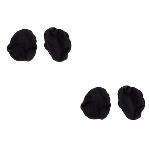 BESPORTBLE 1 Paar Waschbare Stoffkopfhörer-Abdeckungen - Dehnbare Ohrpolsterüberzüge Für On Ear Kopfhörer 9 11 cm in Elegantem Schwarz Idealer Schutz Und Komfort von BESPORTBLE
