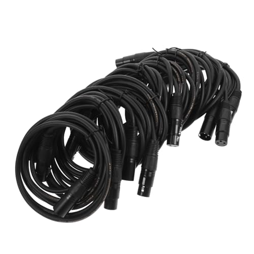 BESPORTBLE 10Stücke Pack Dmx Signal Kabel für Bühnenbeleuchtung Pin Xlr Verbindung für Moving Head Licht LED Par Licht und Dj Equipment Schwarz BESPORTBLE 10Stücke Pack Dmx Signal Kabel für Bühnenbeleuchtung Pin Xlr Verbindung für Moving Head Licht LED Par Licht und Dj Equipment Schwarz von BESPORTBLE