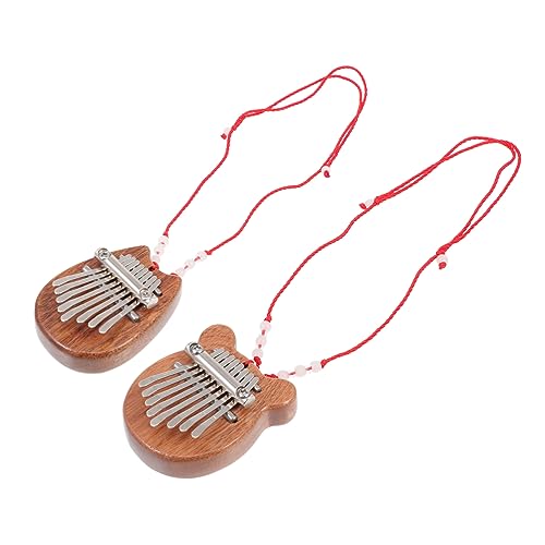 BESPORTBLE 1Satz Hölzerne Kalimba Für Teiliges Mini Klavier Töne Tragbares Musikspielzeug Mit Natürlichem Für Anfänger Und Familienunterhaltung von BESPORTBLE