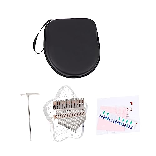 BESPORTBLE 1Satz Kalimba Tasten Fingerklavier Tragbares Musikinstrument mit Transparentes Design für Anfänger Lernanleitung und Stimmhammer BESPORTBLE 1Satz Kalimba Tasten Fingerklavier Tragbares Musikinstrument mit Transparentes Design für Anfänger Lernanleitung und Stimmhammer von BESPORTBLE