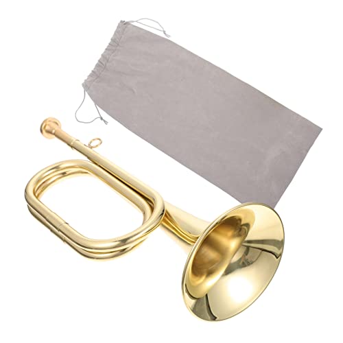 BESPORTBLE 1Satz Messing Bugle Trompete Trompete Für Anfänger Mit Tragetasche Blasinstrument Für Schulband Und Musikkapellen Hochwertige Verarbeitung Und Klangqualität von BESPORTBLE