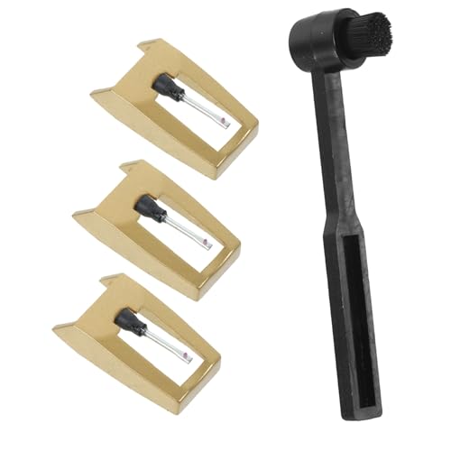 BESPORTBLE 1Satz Schallplattennadel Mit Reinigungsbürste Hochwertige Nadeln Für Vinyl Präzise Klangwiedergabe Und Langlebige BESPORTBLE 1Satz Schallplattennadel Mit Reinigungsbürste Hochwertige Nadeln Für Vinyl Präzise Klangwiedergabe Und Langlebige von BESPORTBLE