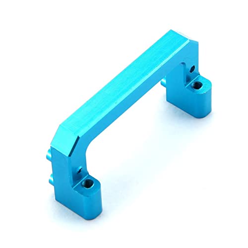 BESPORTBLE 1Stück Robuste Aluminiumlegierung Servohalterung für Crawler Auto Blau Modellauto Zubehör Langlebige Befestigung Upgrades Hochwertige Verarbeitung von BESPORTBLE