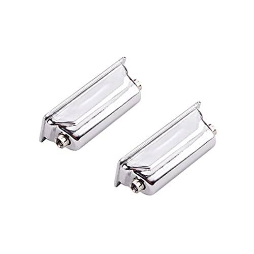 BESPORTBLE 2Stücke Doppel End Snare Trommel Haken aus Langlebige Trommelteile für Snare und Bassdrums Ersatzlösung Silberne Oberfläche Starke Befestigung für Optimale von BESPORTBLE