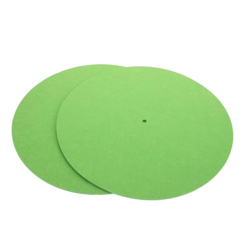 BESPORTBLE 2Stücke Filz Matte Antirutsch Plattenspielermatte für Verbesserten und Elegantes Design Passend für Standard und CD Player BESPORTBLE 2Stücke Filz Matte Antirutsch Plattenspielermatte für Verbesserten und Elegantes Design Passend für Standard und CD Player von BESPORTBLE