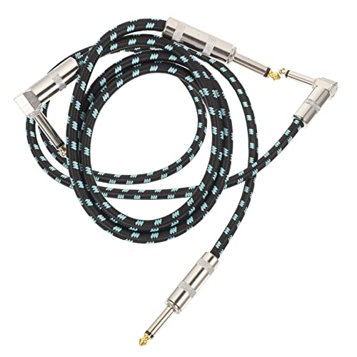 BESPORTBLE 2Stücke Gitarren Audiokabel Instrumentenkabel Für Gitarre Langlebige Braided Audiokabel Verbindung Von Lautsprechern Und Professionellen Audiogeräten von BESPORTBLE