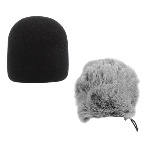 BESPORTBLE 2Stücke Mikrofon Schutzabdeckung Hochwertige Windschutz Popfilter für pro Waschbar für Ktv Bühne Heimaufnahmen von BESPORTBLE