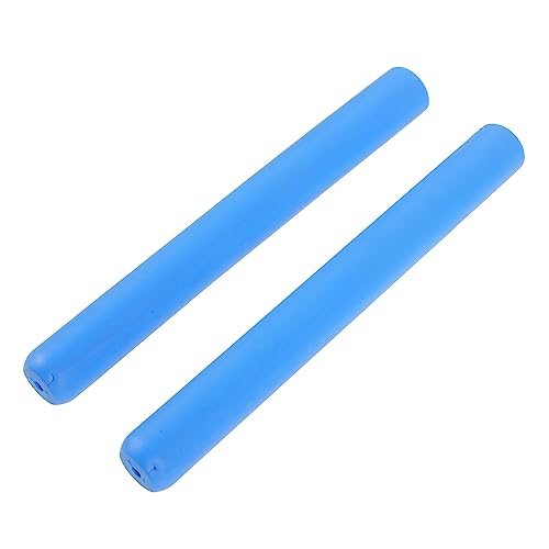 BESPORTBLE 2Stücke Silikon Trommelstick Hüllen Rutschfeste Abdeckungen für Drumsticks Leise Dämpfer für Schlagzeug für Übungspads und Elektronische Trommeln von BESPORTBLE