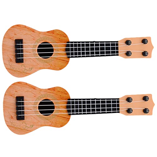 BESPORTBLE 2Stücke Teiliges Ukulele Simulation Ukulele Aus Robustem Kunststoff Für Musikalische Früherziehung Für Jungen Und Kreative Für Geburtstage Oder Partys von BESPORTBLE