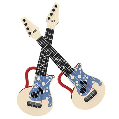 BESPORTBLE 2Stücke Ukulele Für Robuste Spielbare Instrumente Zur Frühen Musikalischen Für Anfänger Und Kreative Erziehung Geschenkidee von BESPORTBLE