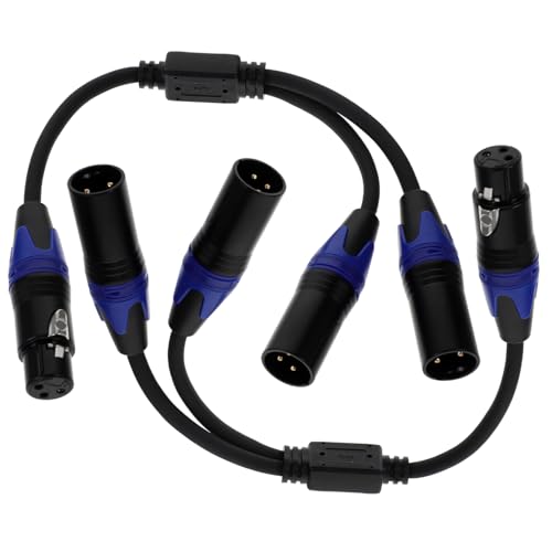 BESPORTBLE 2Stücke Xlr Splitter Kabel Männlich zu Weiblich Pin Xlr Mikrofonkabel für Audiogeräte Langlebig und Zuverlässig für Live Anwendungen BESPORTBLE 2Stücke Xlr Splitter Kabel Männlich zu Weiblich Pin Xlr Mikrofonkabel für Audiogeräte Langlebig und Zuverlässig für Live Anwendungen von BESPORTBLE